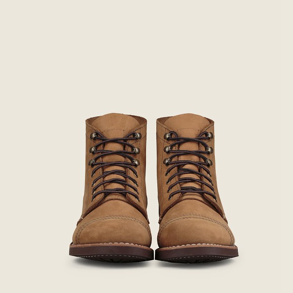 Heritage Støvler Dame - Red Wing Iron Ranger - Short Chinook Læder - Khaki - XAZCPF-635